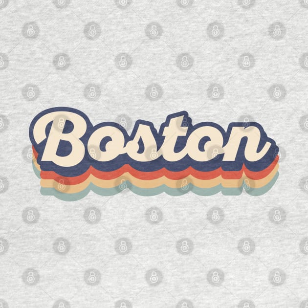 Boston Vintage Colors by DetourShirts